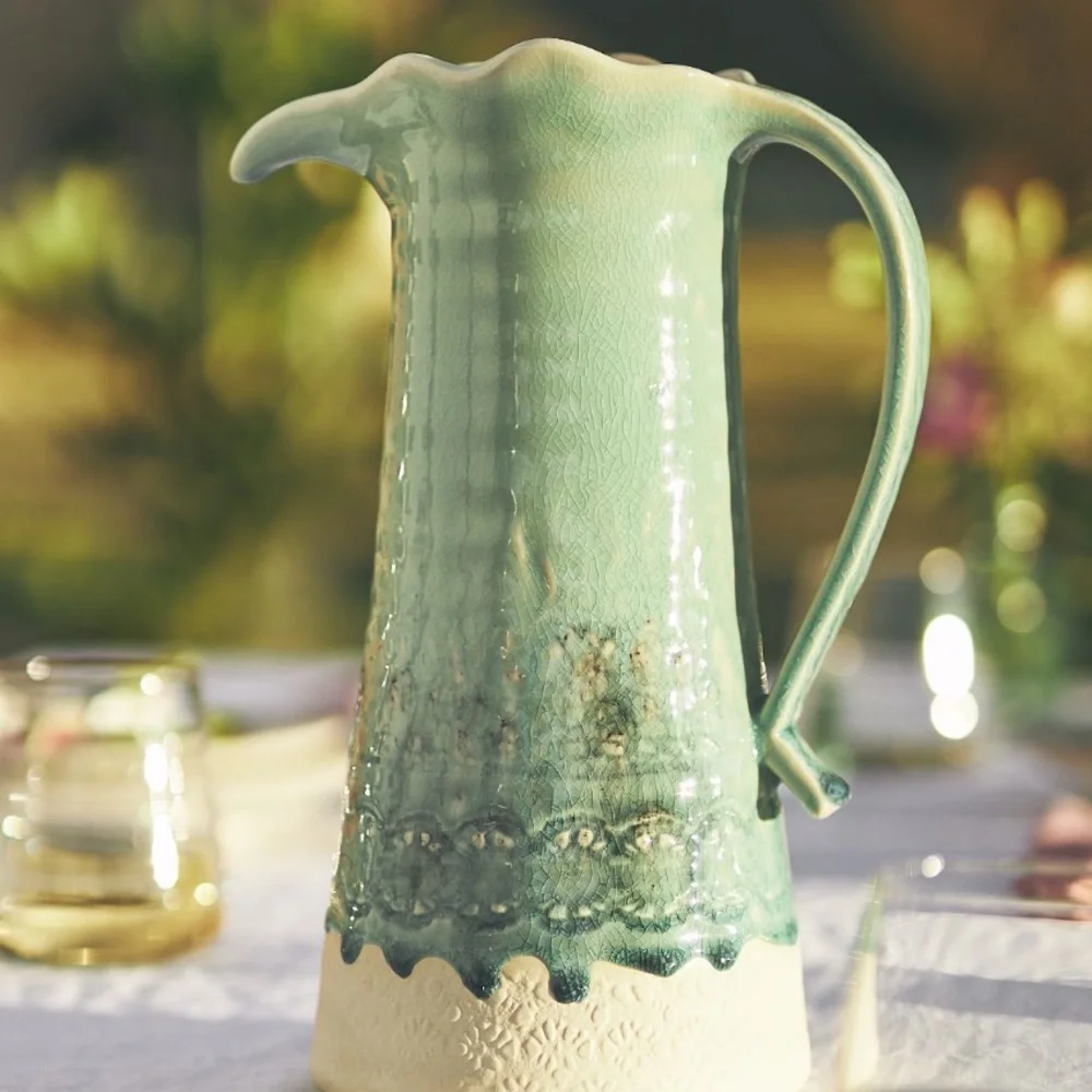 Old Havana Pitcher / Anthropologie / Color: MINT/ New